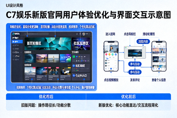 C7娱乐新版官网用户体验优化与界面交互示意图