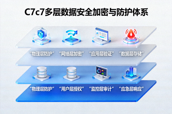 C7c7多层数据安全加密与防护体系图示
